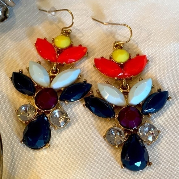 💐5/25 Jewelry lot bundle earrings necklaces bracelets chunky stretch modern - Picture 3 of 14